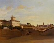 让 巴蒂斯特 卡米耶 柯罗 : View of Pincio, Italy